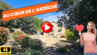 Au cur de l'Ardèche, une propriété de charme avec piscine implantée sur 3380 m² de bonheur ! 945000 Salavas (07150)