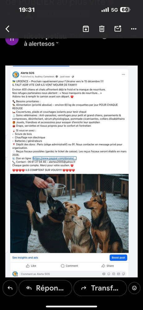 Appel au secours 0 75018 Paris