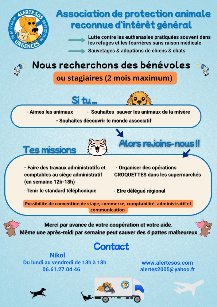 RECHERCHE DE BENEVOLES 0 75018 Paris