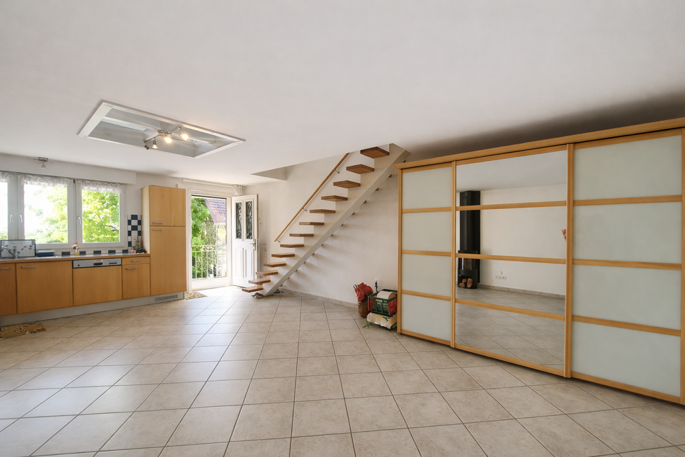 Maison de village avec garage et cave