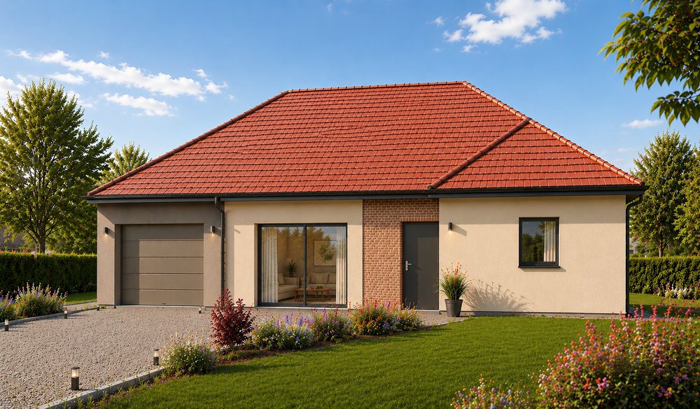 Maison neuve plain-pied Saint Lyé