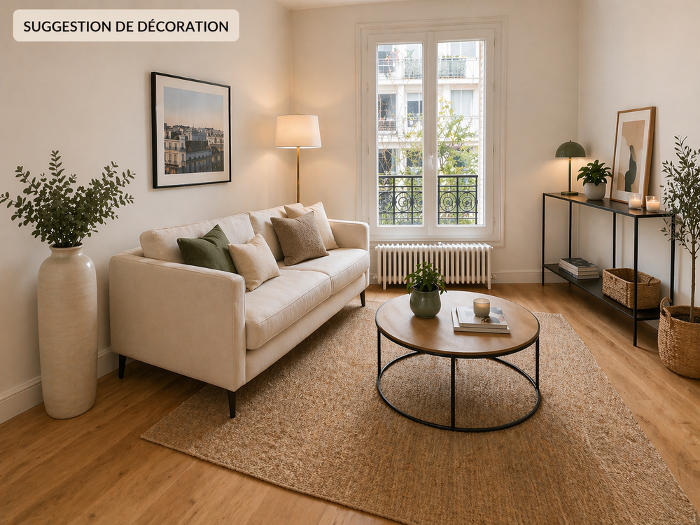 Neuilly-Sur-Seine  Élégant 2 pièces lumineux au calme - Immeuble en pierre de taille
