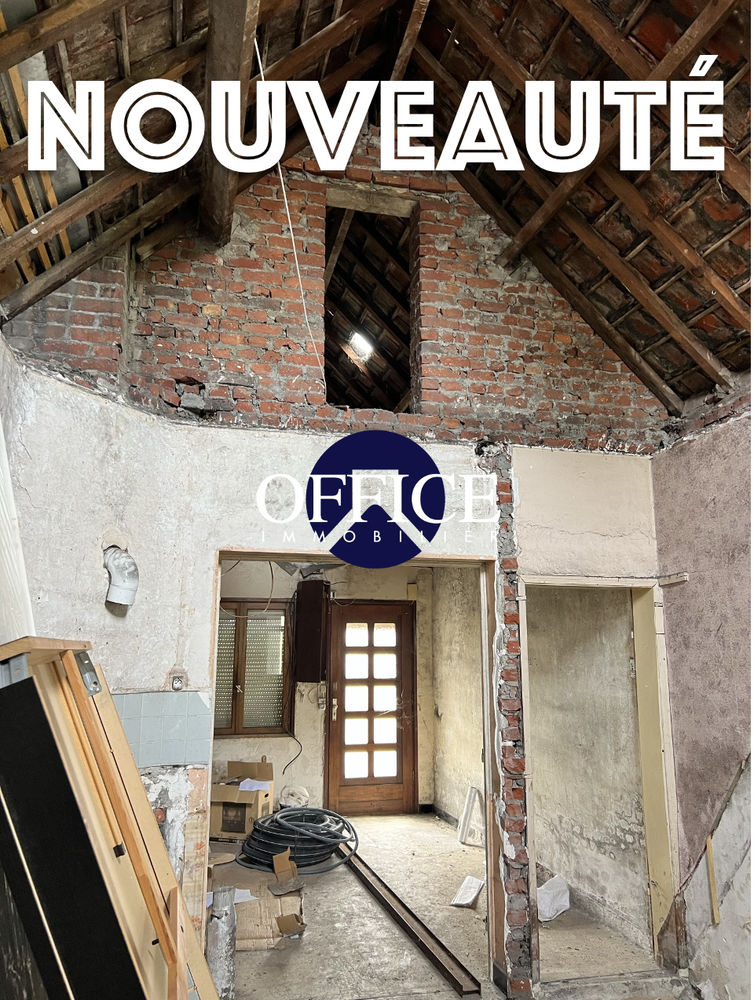 Maison à rénover entièrement avec grand jardin  Fort potentiel à Lens