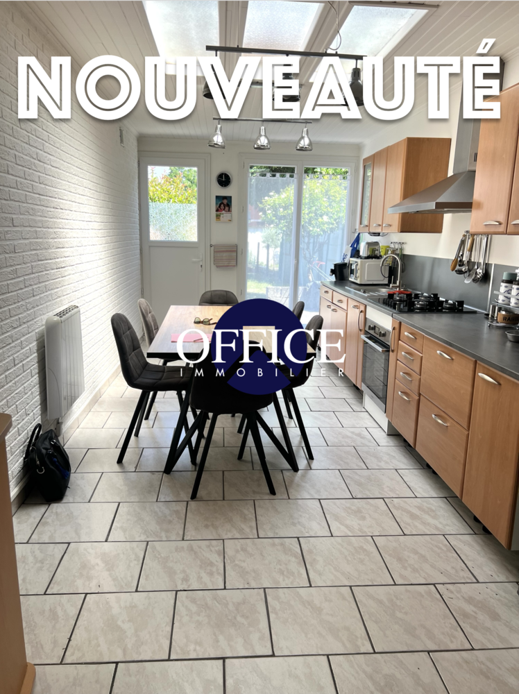 Maison 1930 en briques 4 Chambres  90 m²  Jardin  Fort potentiel  Lens