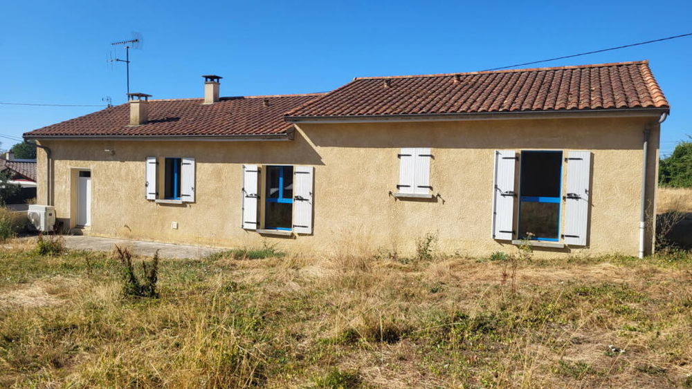 Pavillon de plain -pied avec terrain