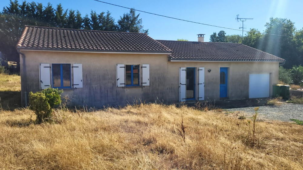 Pavillon de plain -pied avec terrain