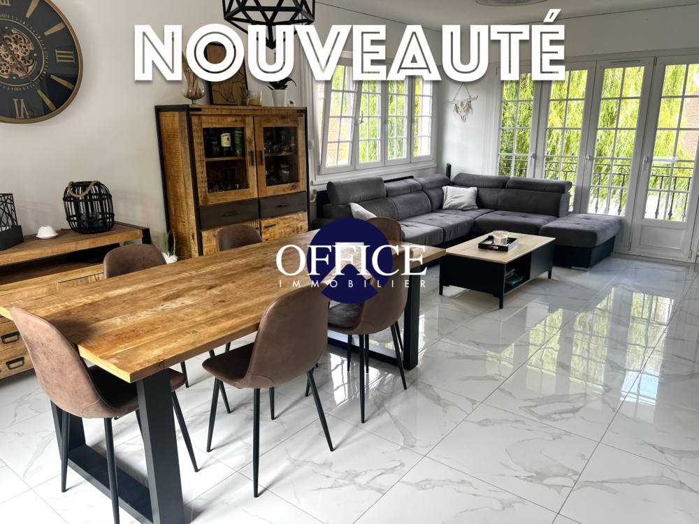 PROCHE LENS - SEMI PLAIN-PIED 4 CHAMBRES JARDIN SOUS-SOL COMPLET