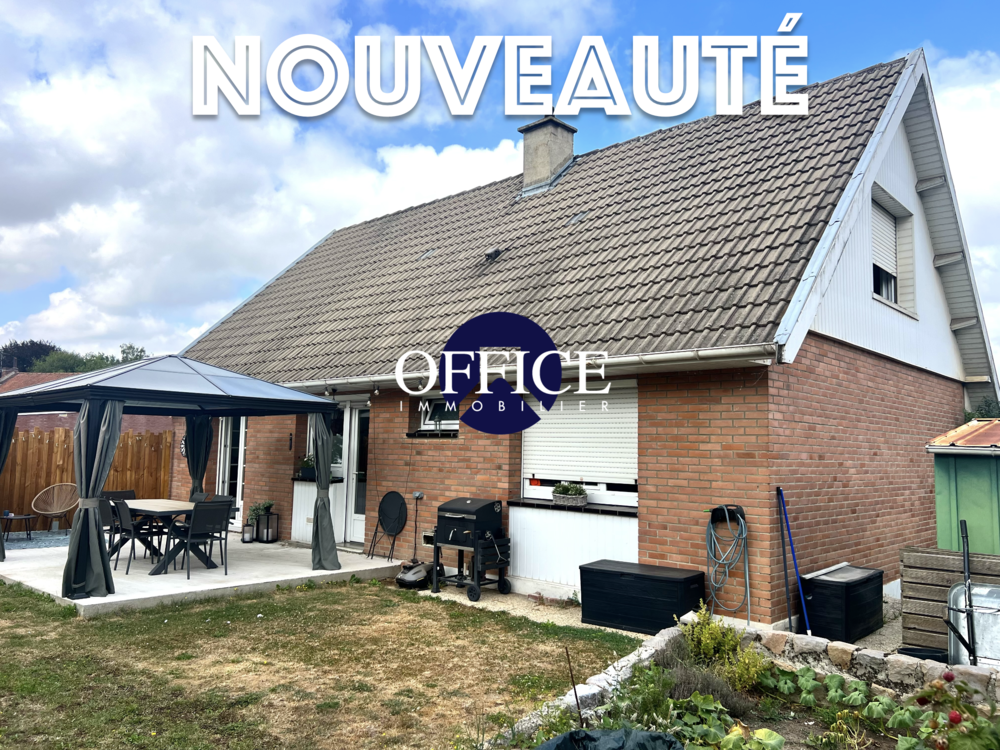 PROCHE LENS - SEMI PLAIN-PIED 4 CHAMBRES JARDIN SOUS-SOL COMPLET