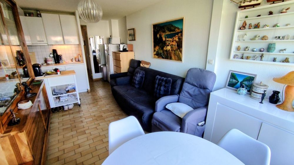 LE CAP D'AGDE : Mont St Martin: Situé à 1.5km de la plage Richelieu et 200m des commerces, appartement STUDIO double -cabine avec loggia vitrée SUD.