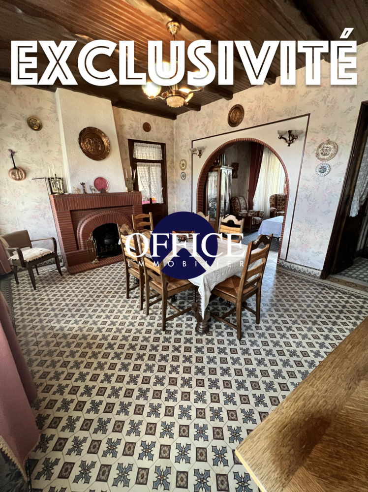MAISON DE VILLAGE 110 M2 3 CHAMBRES JARDIN ET GARAGE - ANNAY