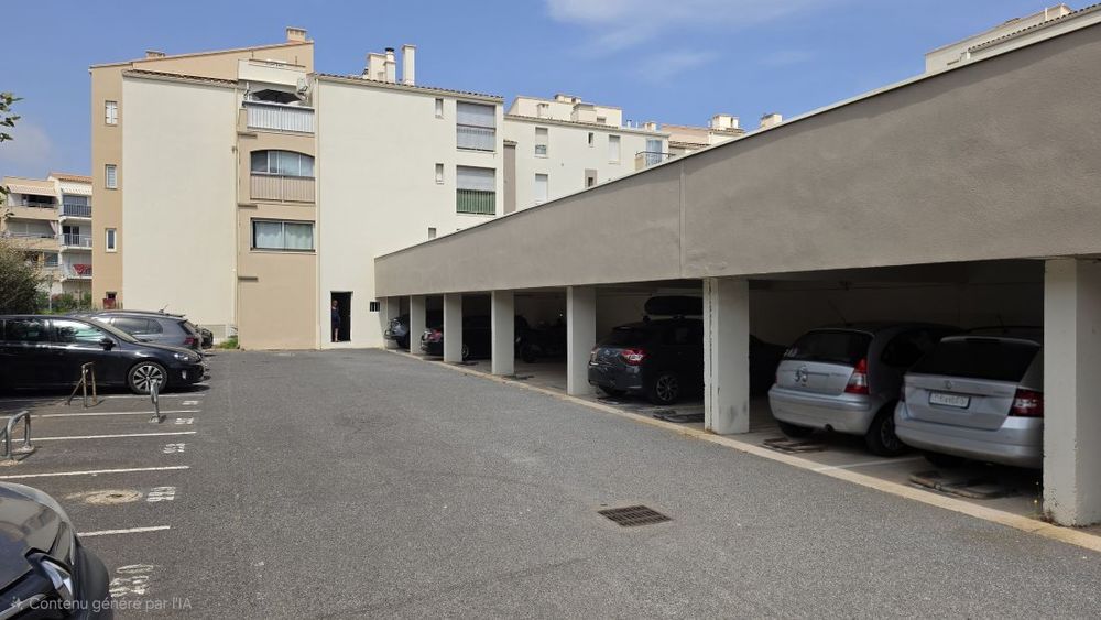 LE CAP D'AGDE: LES FALAISES: STUDIO 27.9m² + PARKING COUVERT, vendu meublé