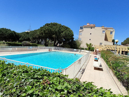 LE CAP D'AGDE: Grand 2 pièces de 45m² avec loggia+ TERRASSE et Piscine