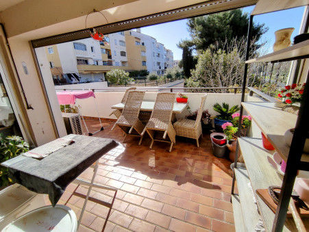 LE CAP D'AGDE: Grand 2 pièces de 45m² avec loggia+ TERRASSE et Piscine