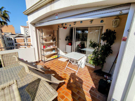 LE CAP D'AGDE: Grand 2 pièces de 45m² avec loggia+ TERRASSE et Piscine
