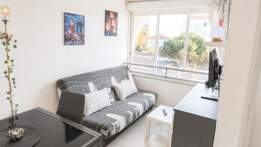 LE CAP D'AGDE : Les falaises Appartement 2 pièces + loggia vitrée./PISCINE et Ascenseur.