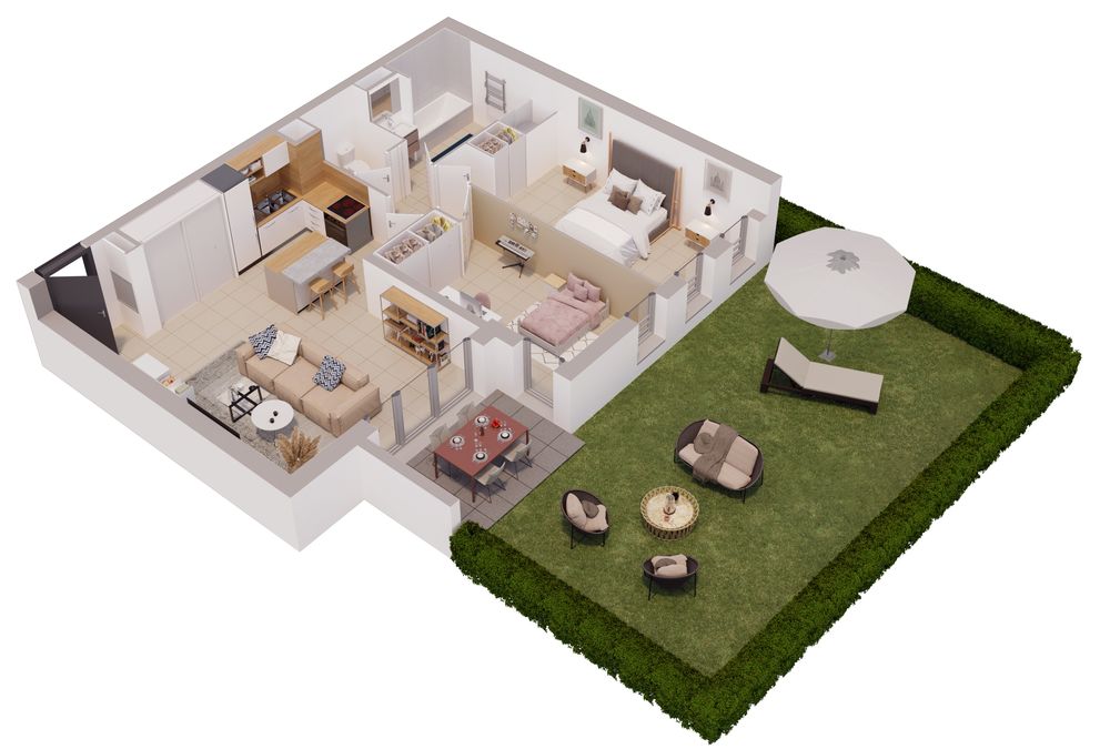Appartement 61m² à Sénas