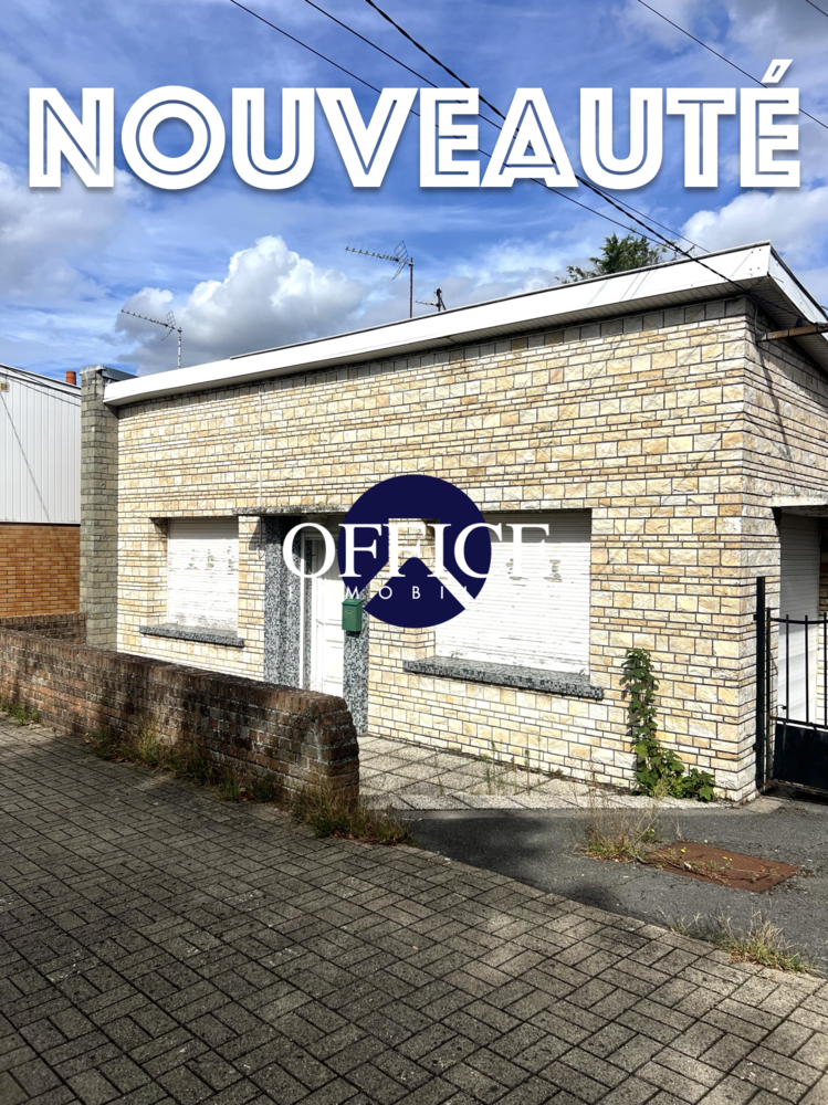 PAVILLON INDIVIDUEL DE PLAIN-PIED  GARAGE  JARDIN  SPÉCIAL BRICOLEURS !
