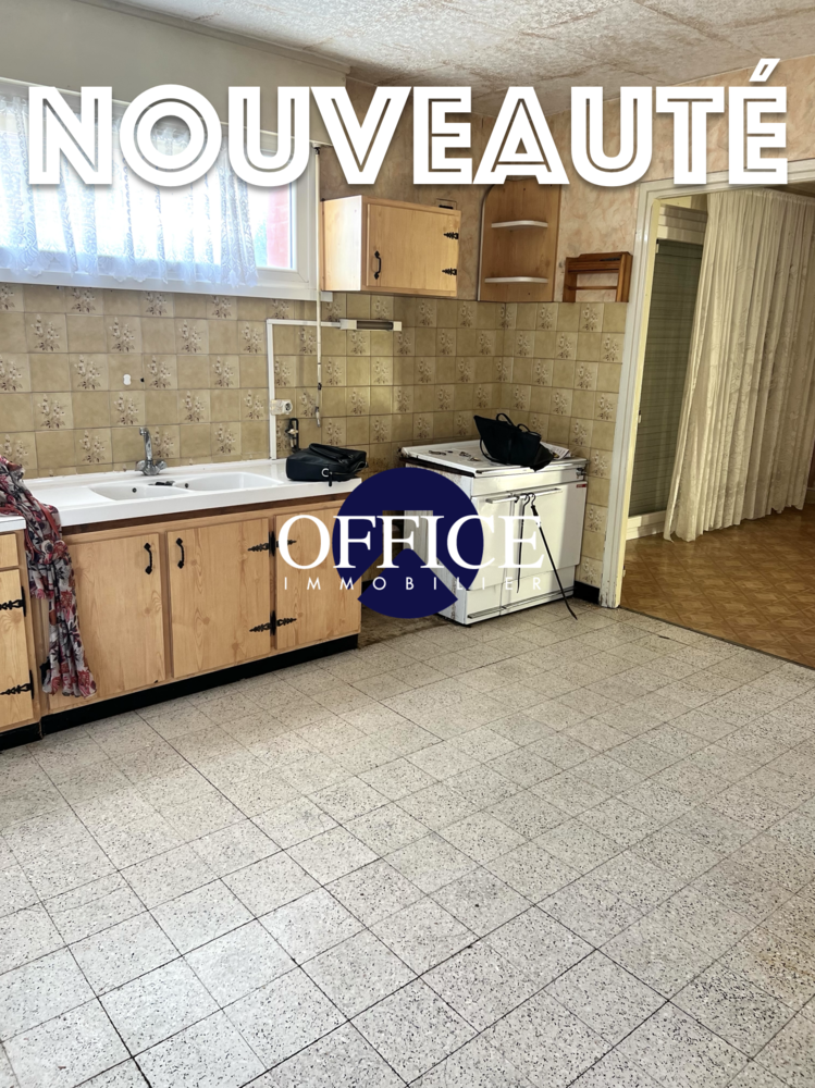 PAVILLON INDIVIDUEL DE PLAIN-PIED  GARAGE  JARDIN  SPÉCIAL BRICOLEURS !