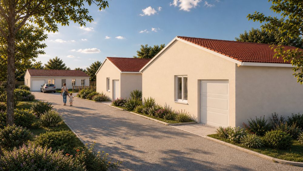 Emplacement rare à Bouloc - maison T4 neuve - permis déjà accordé