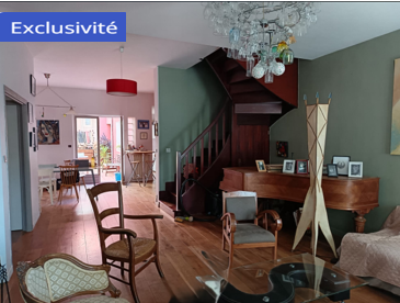 Maison T8 avec cour intérieure