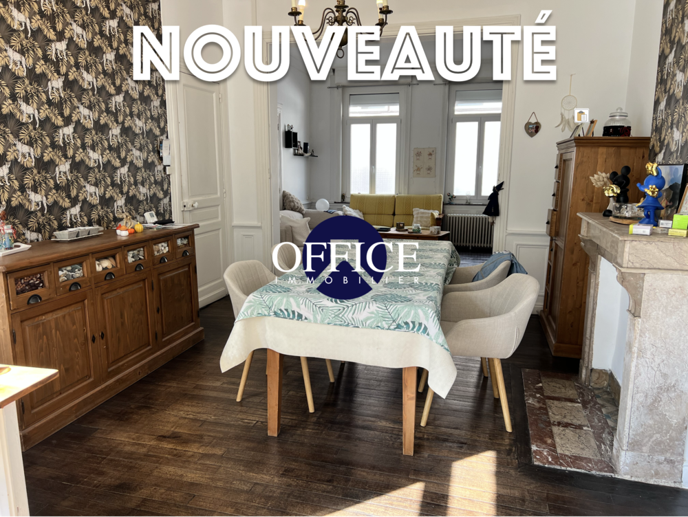 LENS  MAISON BOURGEOISE 1930  VOLUMES IMPRESSIONNANTS  4 CHAMBRES  CHARME DE LANCIEN