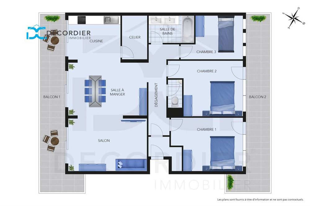 APPARTEMENT T4 SAINT-PAUL-EN-CHABLAIS