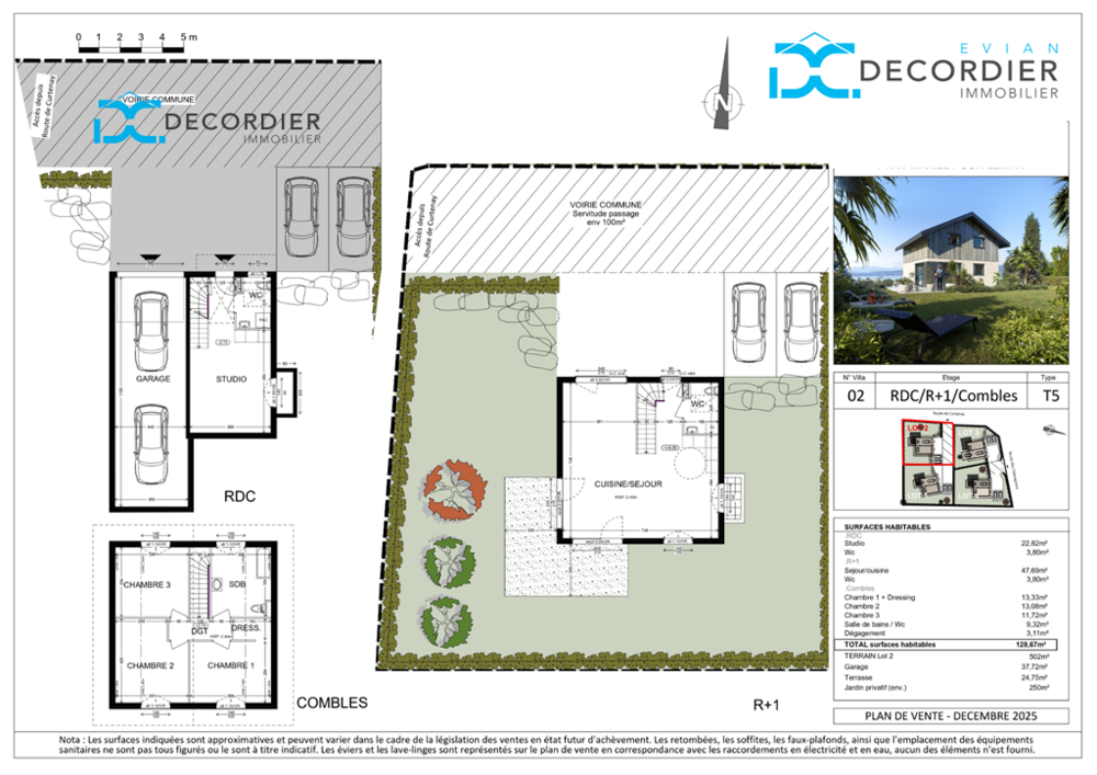 Maxilly-sur-Léman Villas neuves  Panorama exceptionnel sur le lac Léman