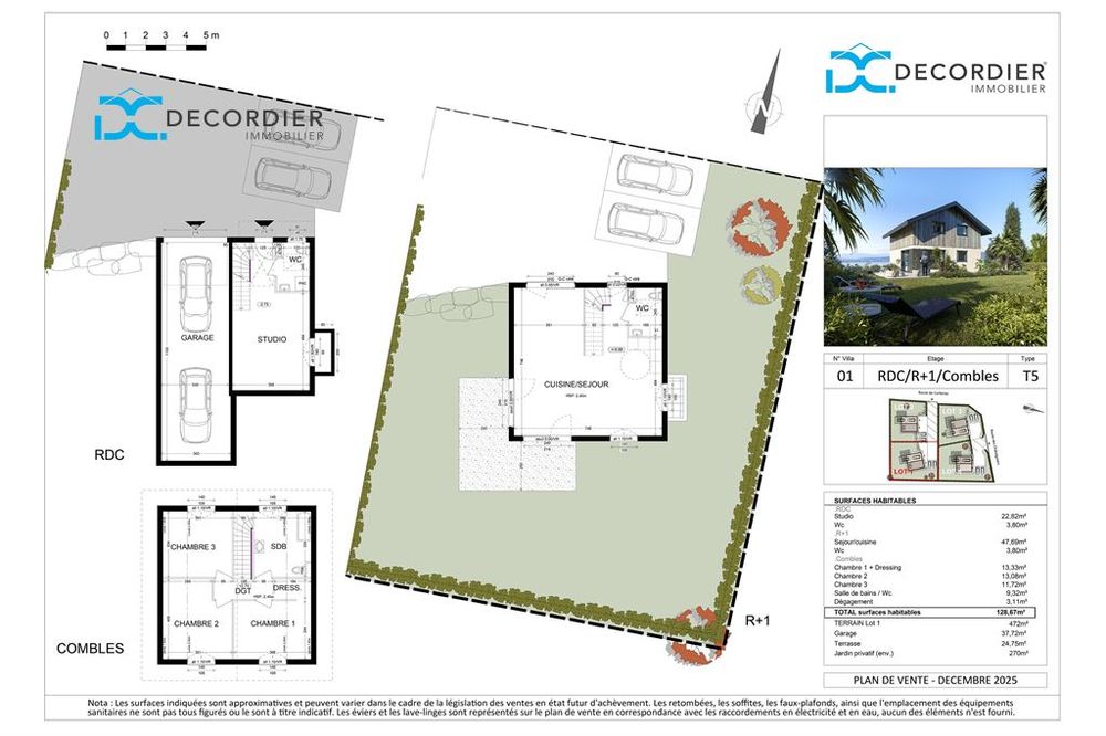 Maxilly-sur-Léman Villas neuves  Panorama exceptionnel sur le lac Léman