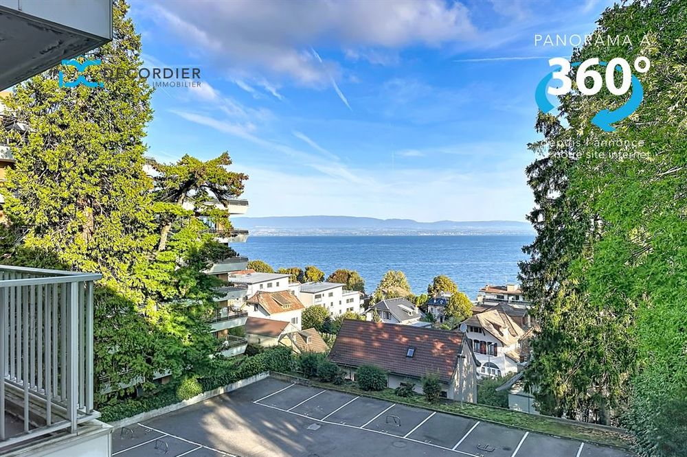 EVIAN GRAND T2 VUE LAC PARKING