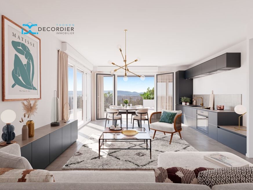 À VENDRE APPARTEMENT T1 NEUF - CENTRE-VILLE - THONON-LES-BAINS (74200)