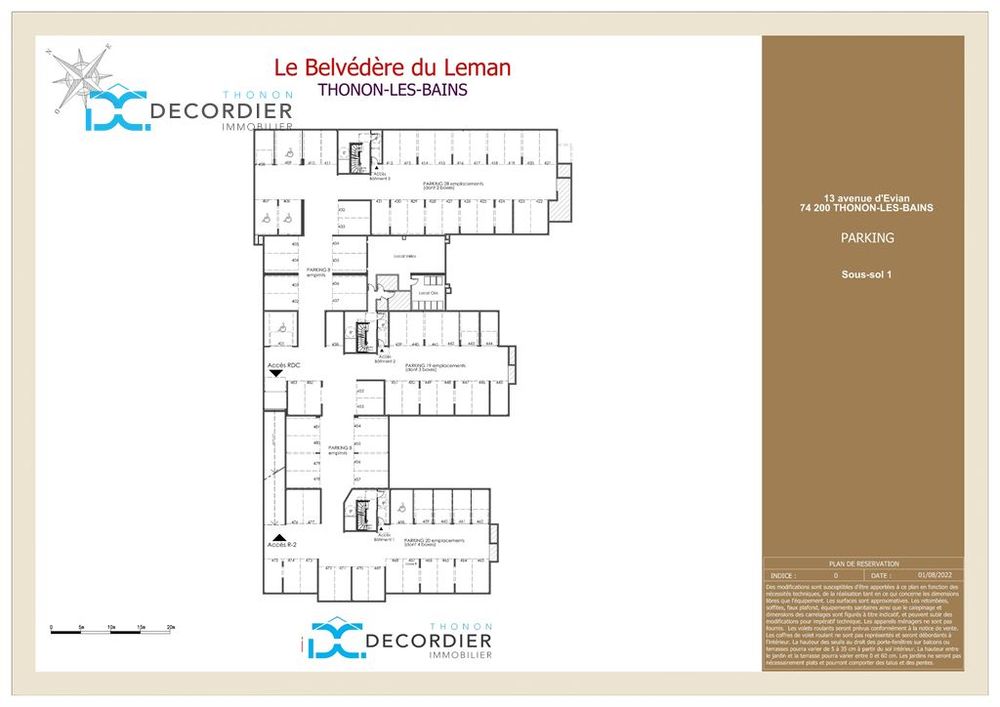 À VENDRE APPARTEMENT T1 NEUF - CENTRE-VILLE - THONON-LES-BAINS (74200)