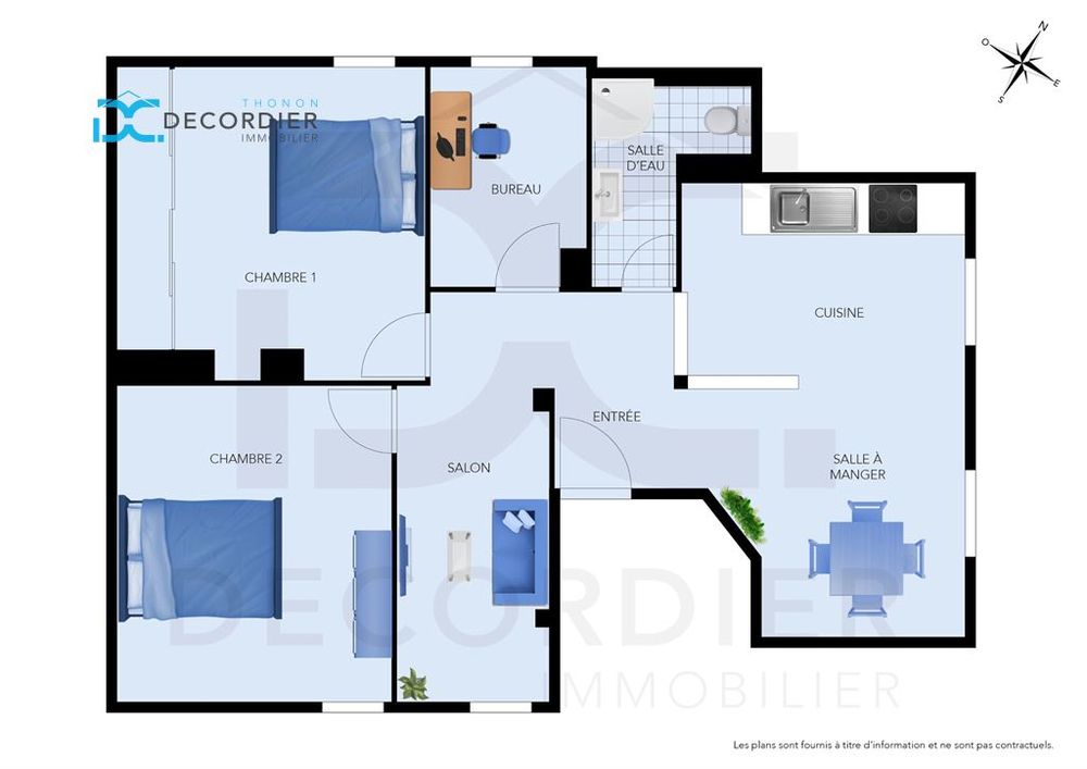 T3 BIS À VENDRE - THONON-LES-BAINS (74200)