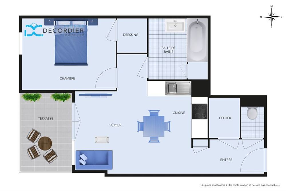 THONON-LES-BAINS APPARTEMENT T2 45 M²