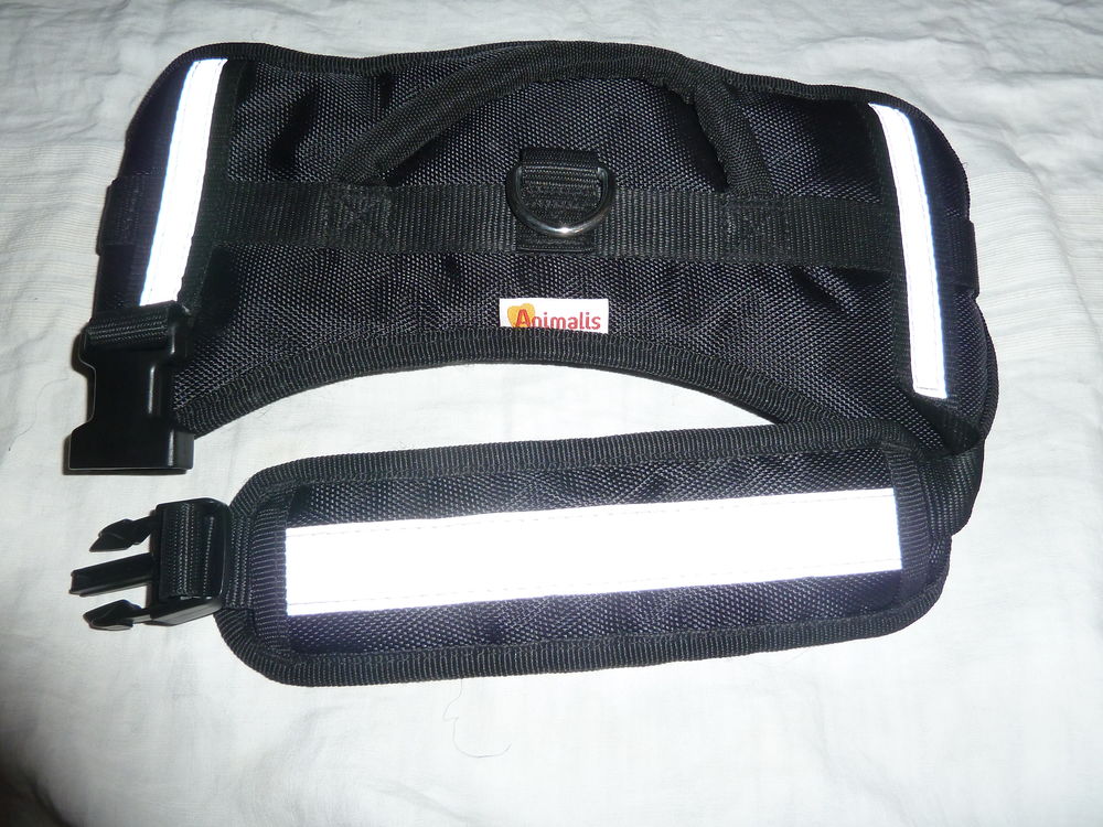 harnais noir pour chiens 40 x 78 cm achet&eacute; chez Animalis 12 77460 Souppes-sur-loing