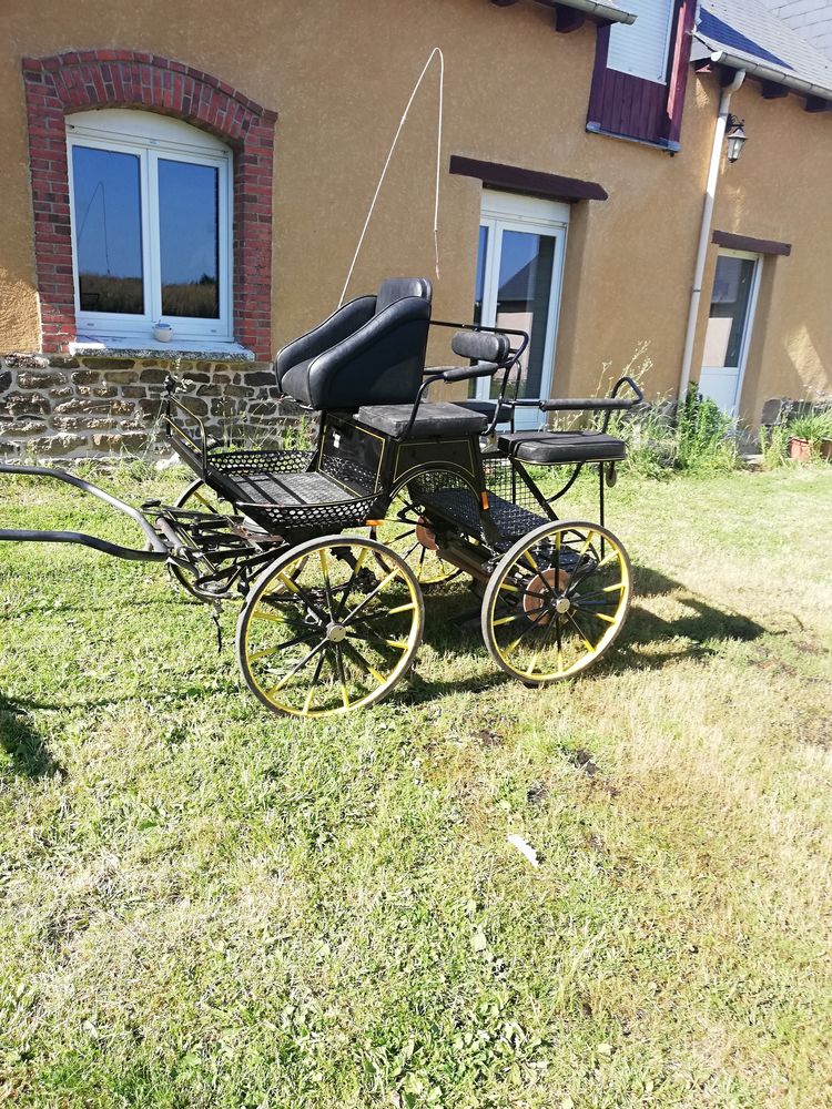voiture d'attelage marathon 4 roues 1900 22230 Merdrignac