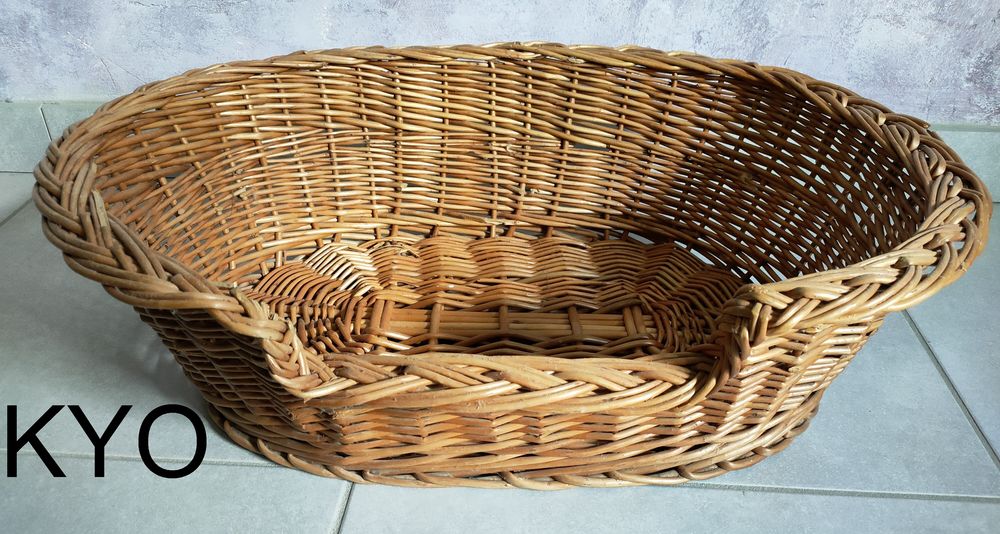 Panier ovale osier animal domestique compagnie (chien, chat) 17 39460 Foncine-le-haut