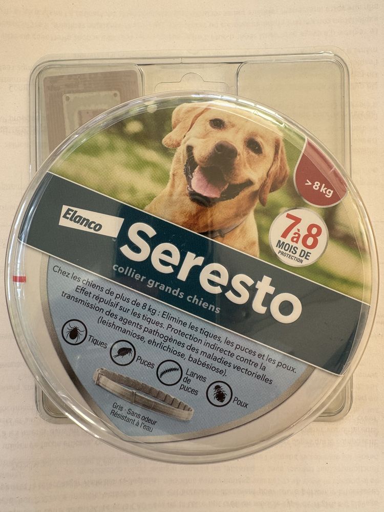 : Collier Seresto pour grands chiens (plus de 8 kg) 35 49000 Angers