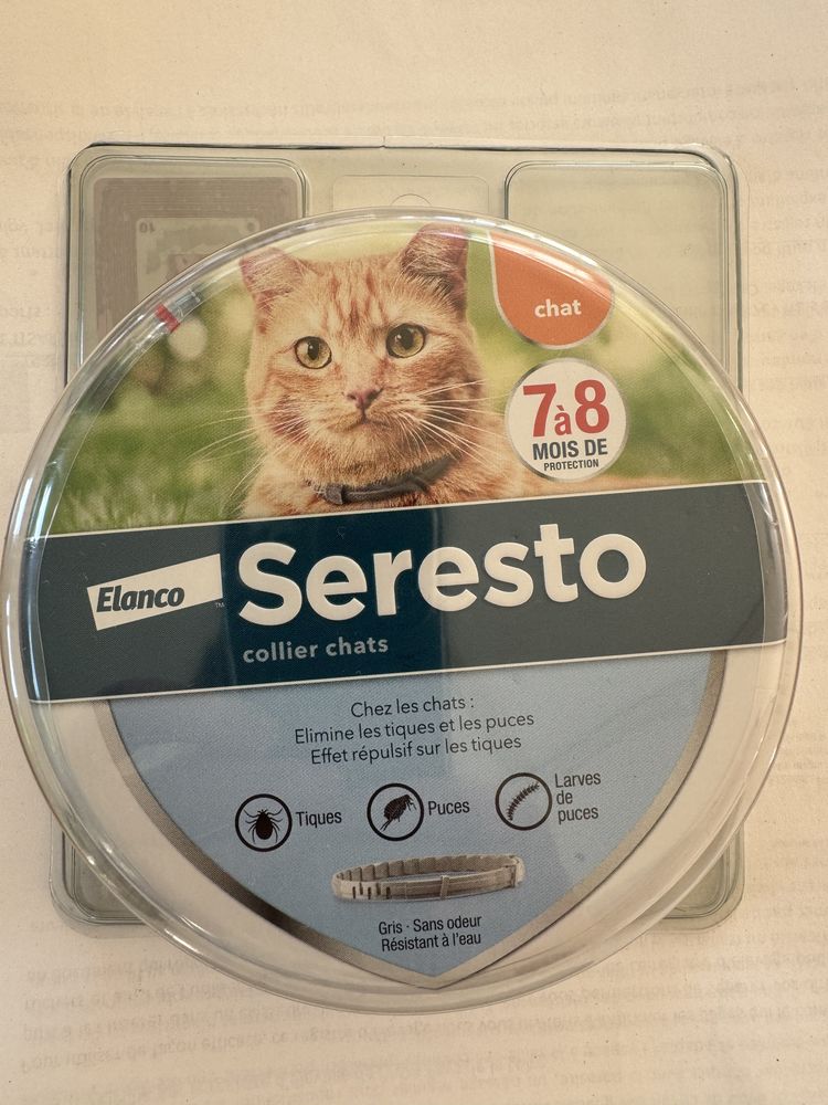 : Collier Seresto pour chats ? 30 � la bo&icirc;te 30 49000 Angers