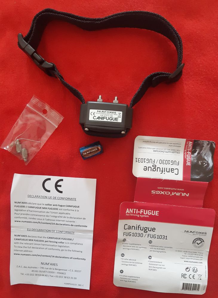 NUM'AXES Collier Antifugue Seul CANIFUGUE FUG1030/ FUG1031 59 62210 Avion