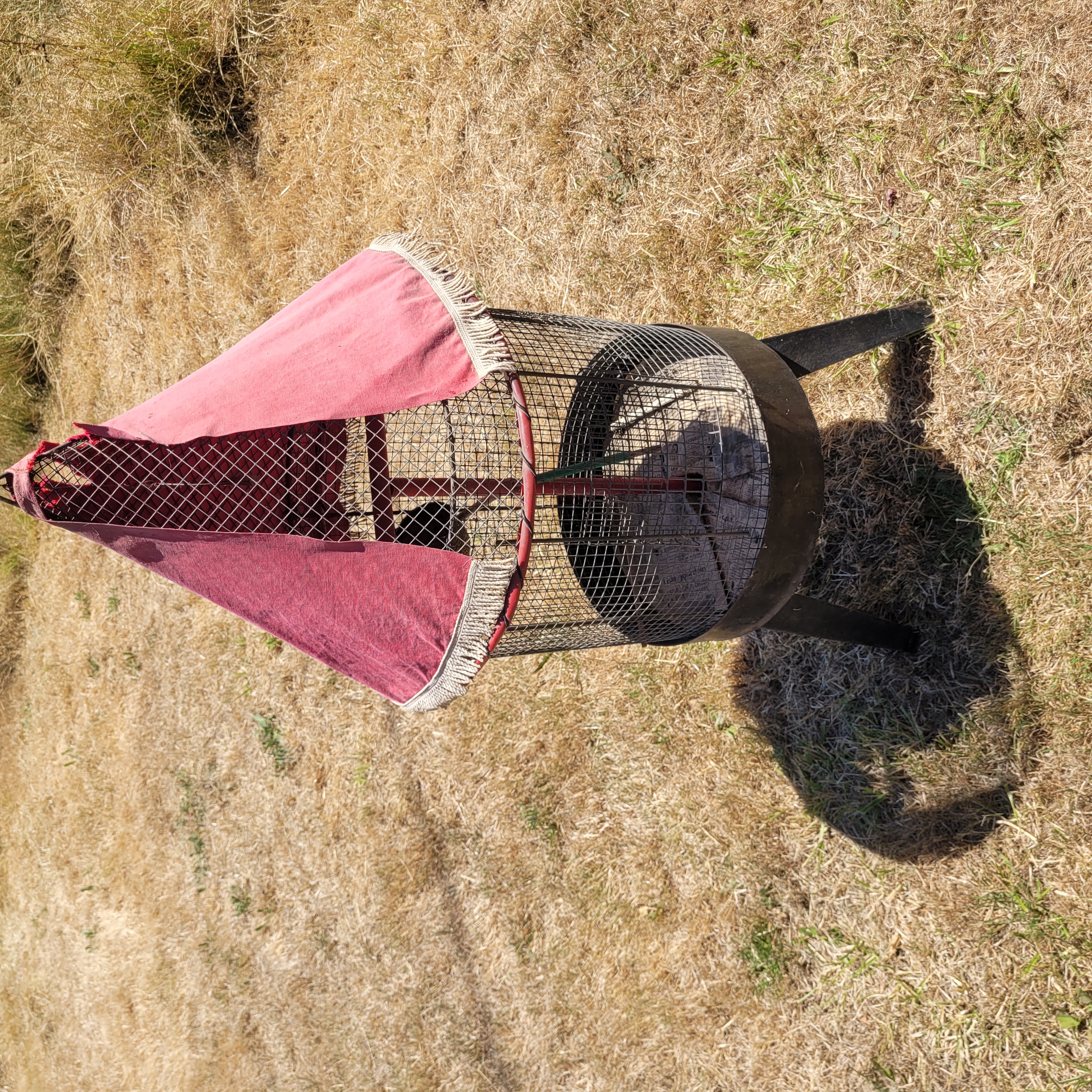 CAGE &Agrave; OISEAUX RONDE / MALLE BOIS ROTIN 65 17200 Royan