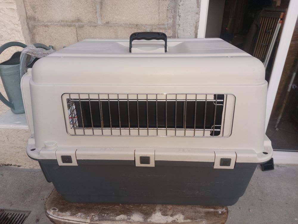 CAGE TRANSPORT CHIEN: Nomad "CARRIED" M : 67.5 x 51 x 47 cm 45 58310 Saint-amand-en-puisaye