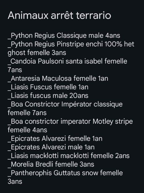 Arr&ecirc;t terrario 1 66000 Perpignan