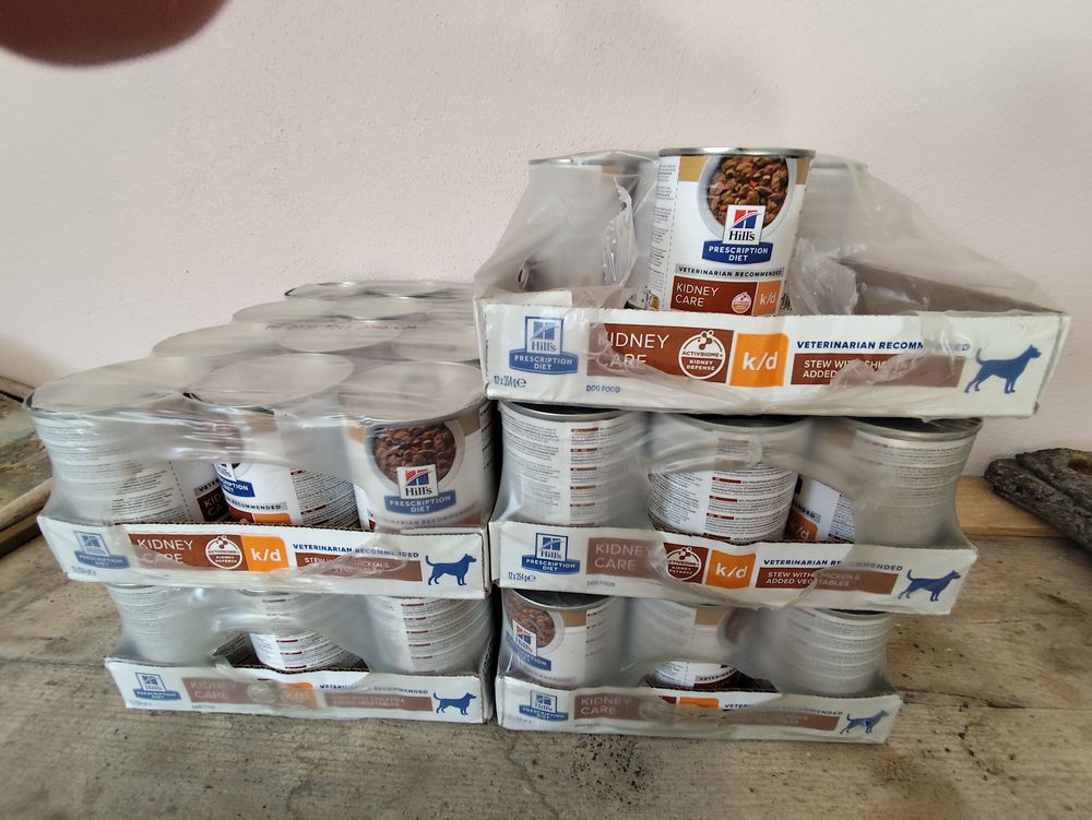 LOT DE 55 BO&Icirc;TES DE P&Acirc;T&Eacute; CHIEN HILL'S KD KIDNEY KARE MIJOT&Eacute;. 150 09190 Taurignan-vieux