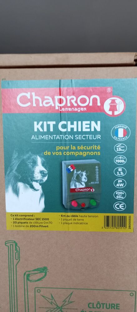 Cl&ocirc;ture &eacute;lectrique &eacute;lectrificateur 130 49410 Le marillais