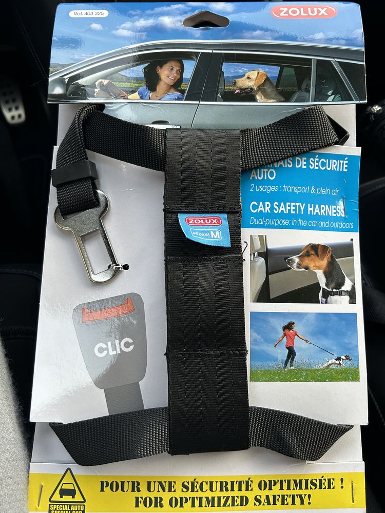 Ceinture s&eacute;curit&eacute; voiture pour chien neuve emball&eacute;e 16 83000 Toulon