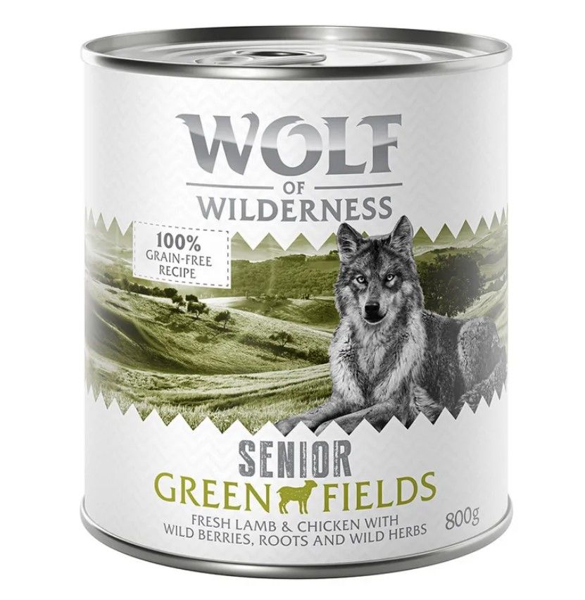 P&Acirc;T&Eacute;S Lot Wolf of Wilderness 14 x 800 g 40 59218 Poix-du-nord