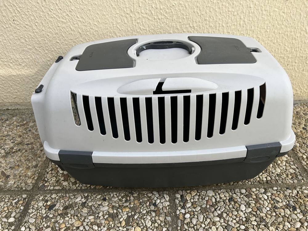 Cage de transport pour animal avec porte en m&eacute;tal 30 91270 Vigneux-sur-seine