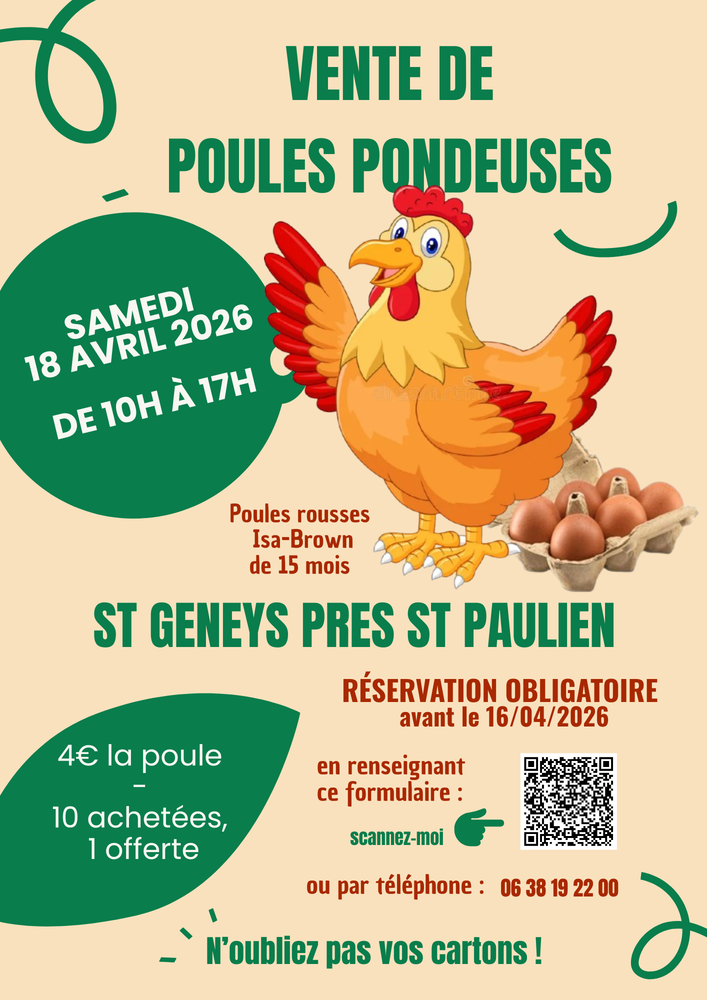 Poules pondeuses 4 43350 Saint-geneys-pr�s-saint-paulien