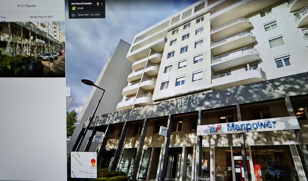 31 crs Fauriel, à louer en direct confortable F3 meublé 72m2 balcon box fermé ascensr balcon cave