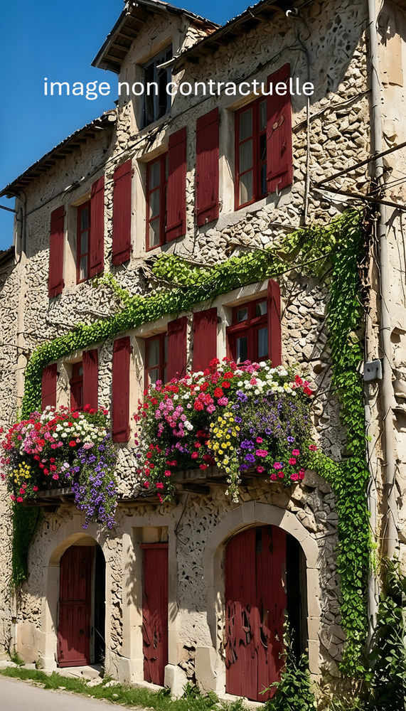 Grande maison de village avec jardin / sud Aveyron